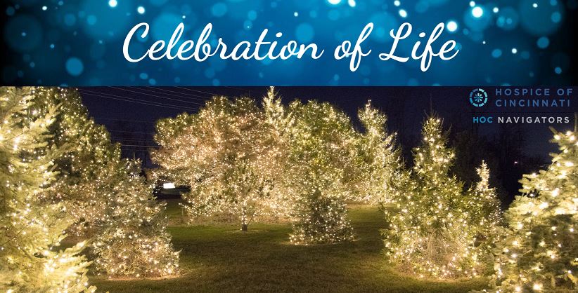 Hospice of Cincinnati Celebration of Life image with logo