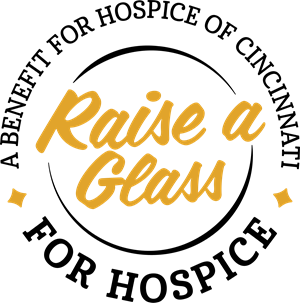 Raise A Glass For Hospice Circle Logo